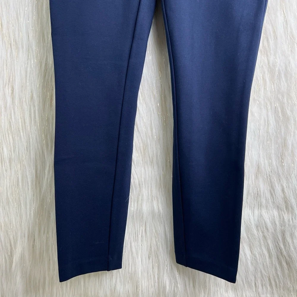 J.Crew Womens Pixie Cropped Skinny Pants Blue Low Rise Petites Medium PM New